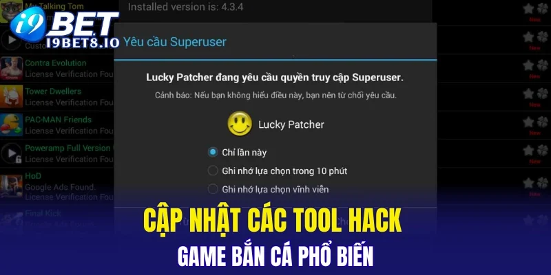 Cập nhật các tool hack game bắn cá phổ biến